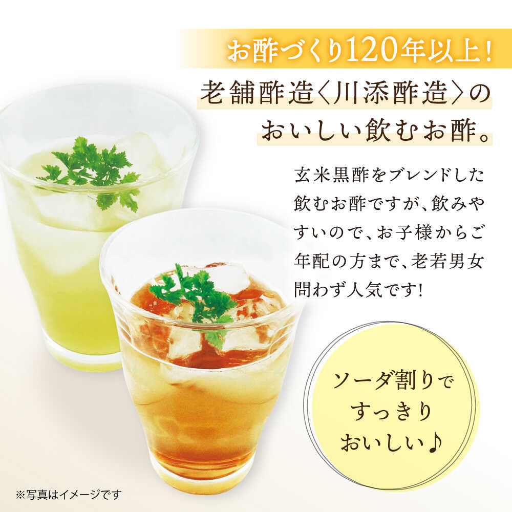 【ふるさと納税】【飲む玄米酢】酢らり 大瓶2本セット（西海ゆず・いちご）＜川添酢造＞[CDN136] サムネイル2