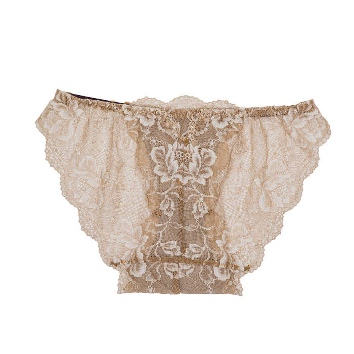 【ふるさと納税】【履き心地もデザインも】ショーツ単品 フルバック champagne gold シャンパンゴールド ＜株式会社Jubilee＞ [CEY047] サムネイル3