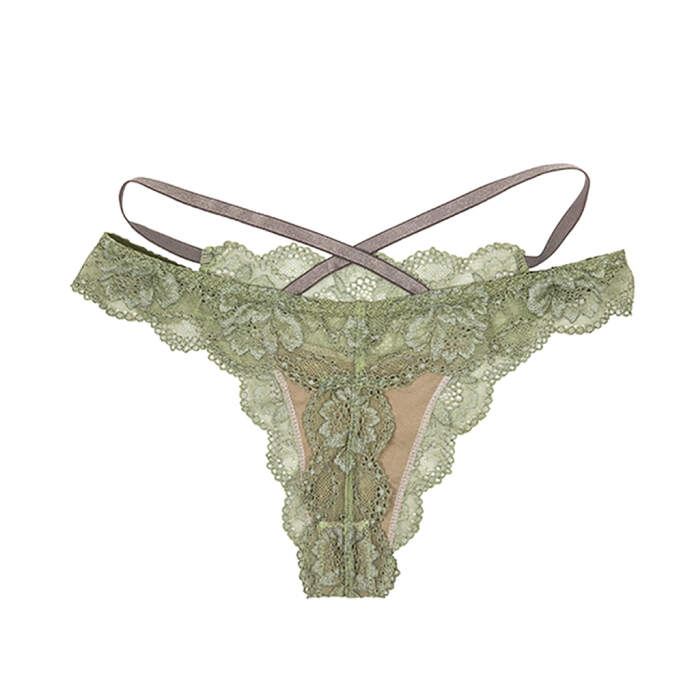 【ふるさと納税】【履き心地もデザインも】ショーツ単品 Tバック Green ＜株式会社Jubilee＞ [CEY050] サムネイル3