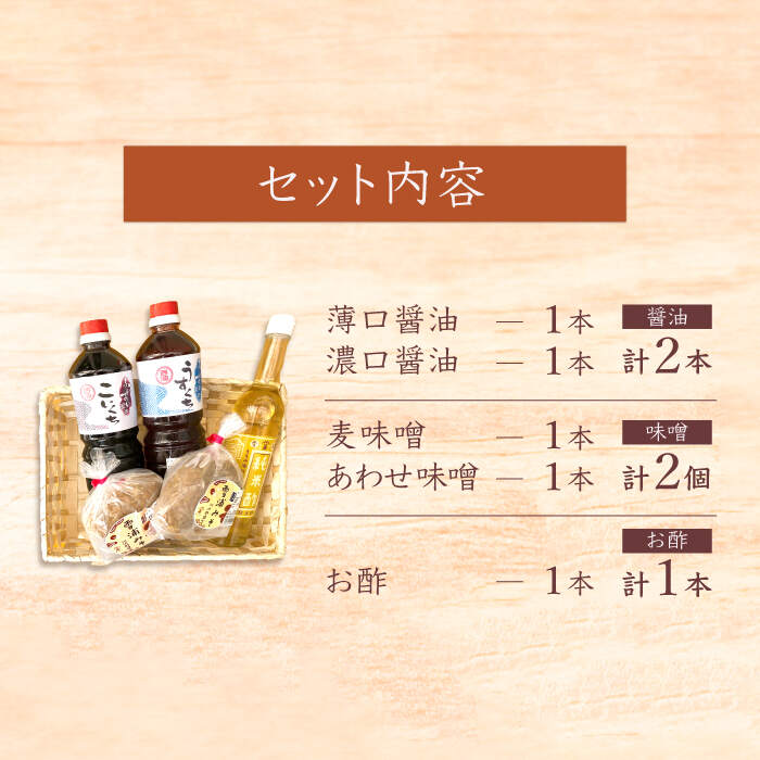 【ふるさと納税】【12回定期便】【万能♪】 調味料セット 味噌 醤油 酢 ＜大瀬戸ふれあい市＞ [CEZ005] サムネイル2