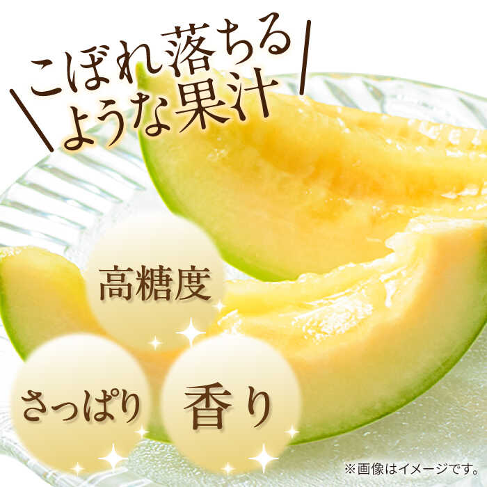 【ふるさと納税】【2026年4月下旬〜発送】【根強い人気!】 訳あり プリンスメロン 約4kg（7〜13玉）傷もの / メロン めろん フルーツ 果物 / 南島原市 / 南島原果物屋[SCV024] サムネイル2