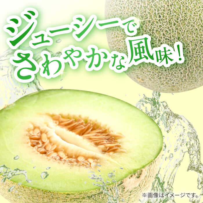 【ふるさと納税】【2026年5月〜発送】【さわやかな味わい!】訳あり タカミメロン 約4.5kg（3〜6玉）傷もの / メロン めろん フルーツ 果物 / 南島原市 / 南島原果物屋[SCV025] サムネイル3