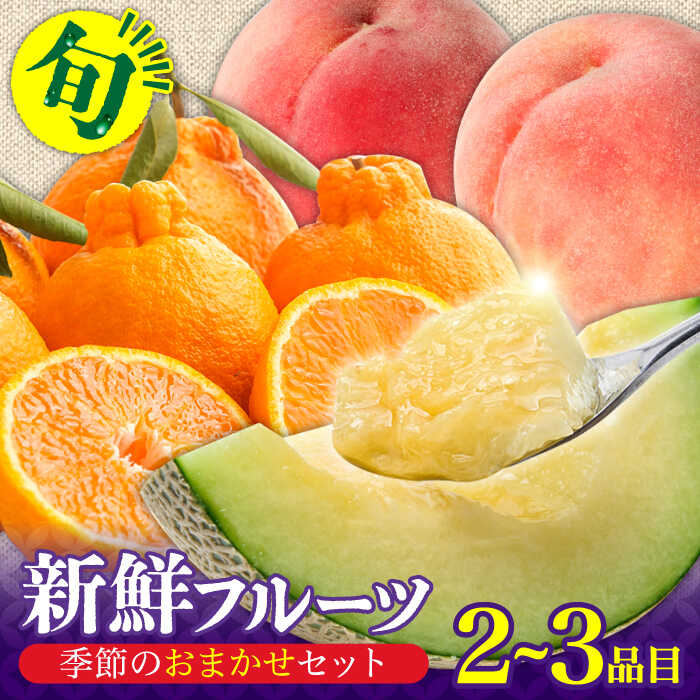 季節の果物 詰め合わせ フルーツセット 旬の果物をお任せで2〜3品目お届け / フルーツ 果物 春フルーツ 夏フルーツ 秋フルーツ 冬フルーツ / 南島原市 / 吉岡青果 [SCZ012]