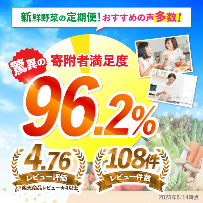 【ふるさと納税】【12回定期便】豪華！野菜 セット 15品目以上 毎月コース 野菜定期便 / 野菜 定期便 やさい 定期便 野菜セット やさいセット 春野菜 夏野菜 秋野菜 冬野菜 旬 / 南島原市 / 吉岡青果 [SCZ019] サムネイル2