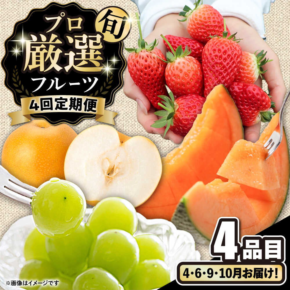 【4回定期便】プロ厳選 旬のフルーツ定期便 / 果物 フルーツ 果物定期便 フルーツ定期便 / 南島原市 / 愛2農園[SGG002]