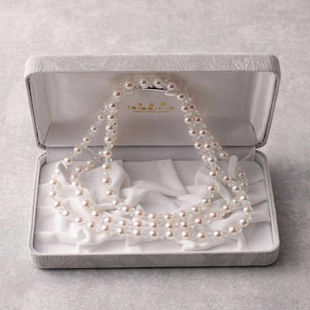 【ふるさと納税】【30-17】あこや真珠 ロングデザイン ネックレス バロック真珠 6.5mm 長さ119cm ロング ネックレス アクセサリー アコヤ真珠 真珠 長崎県 送料無料 サムネイル3