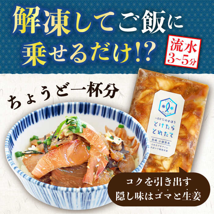 【ふるさと納税】【選べる内容量】 ヒラマサ 漬け丼 4〜20パック −60℃のまほう とけたらとれたて ヒラマサ 【小値賀町】《しまうま商会》 [DAB051] 海鮮丼 海鮮 魚 漬け丼 漬け つけ丼 ヒラマサ 丼 ひらまさ 刺身 簡単調理 時短 おかず 地元 長崎 人気 つけ丼 解凍 サムネイル2
