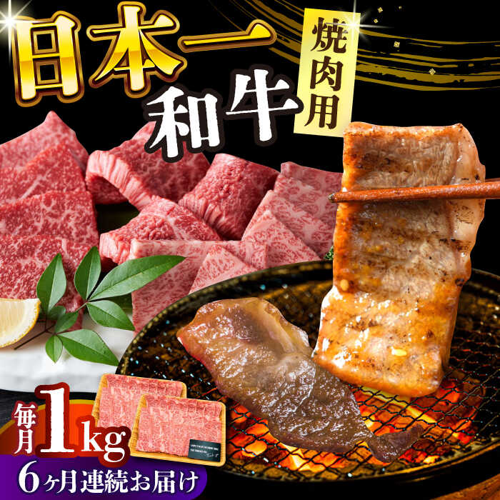 【全6回定期便】【A4〜A5】長崎和牛焼肉用　1kg（500g×2p）【株式会社 MEAT PLUS】[DBS039]