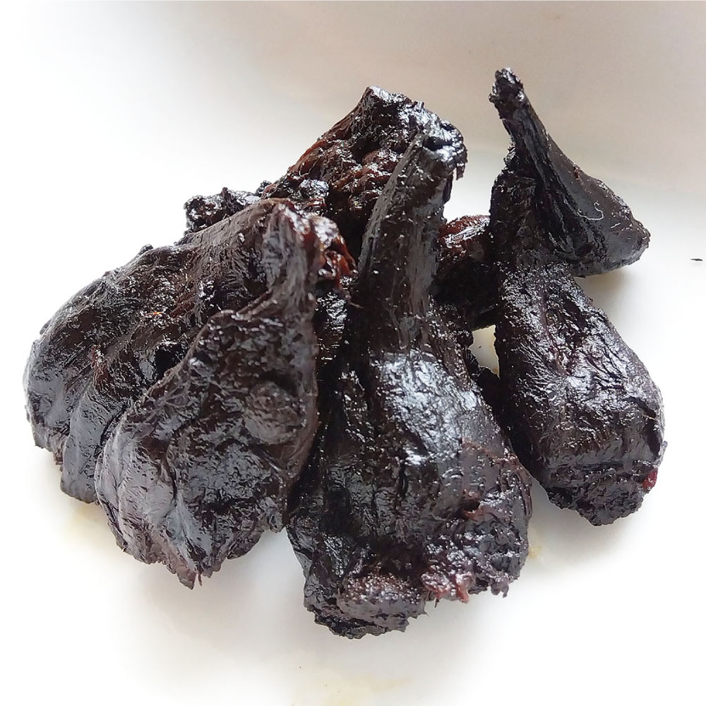 熊本県産黒らっきょうの力 3パック（40g×3） 合計120g 辣韮 ラッキョウ 野菜 常温 熊本県産 長期間熟成 加工品 加工食品 九州 熊本県 送料無料