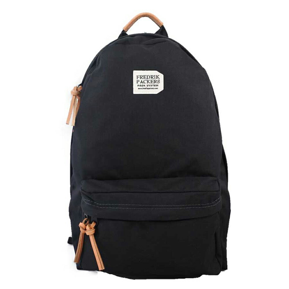 FREDRIK PACKERS 500D DAY PACK (BLACK) フレドリックパッカーズ デイパック バックパック リュック リュックサック メンズ レディース 黒 ブラック 通学 通勤 日本製 熊本県 送料無料
