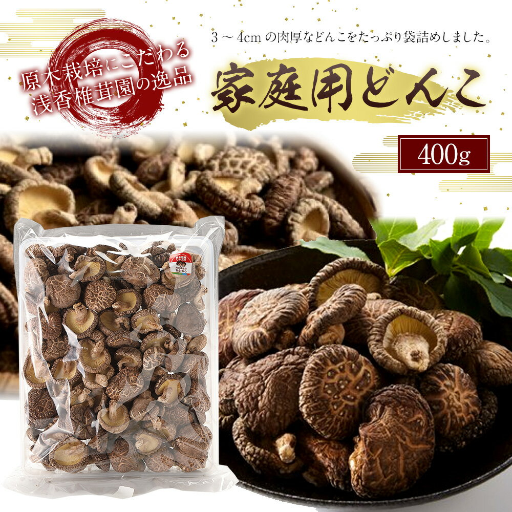 【ふるさと納税】原木栽培椎茸 家庭用どんこ 400g 13000円 1万3000円 椎茸 しいたけ シイタケ どんこ椎茸 九州産 干し椎茸 干しシイタケ ほししいたけ 原木椎茸 乾燥しいたけ 乾椎茸 乾燥きのこ 原木しいたけ 乾燥キノコ 乾燥椎茸 国産 人吉産 サムネイル2