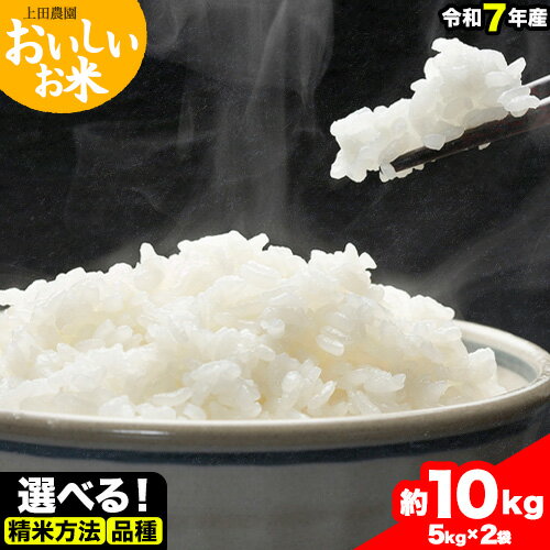 令和7年産 米 にこまる または にこまる ひのひかり 食べ比べ 約10kg (5kg × 2袋) こめ コメ 白米 または 玄米 上田農園《30日以内に出荷予定(土日祝除く)》 熊本県 荒尾市 米 白米 玄米 こめ