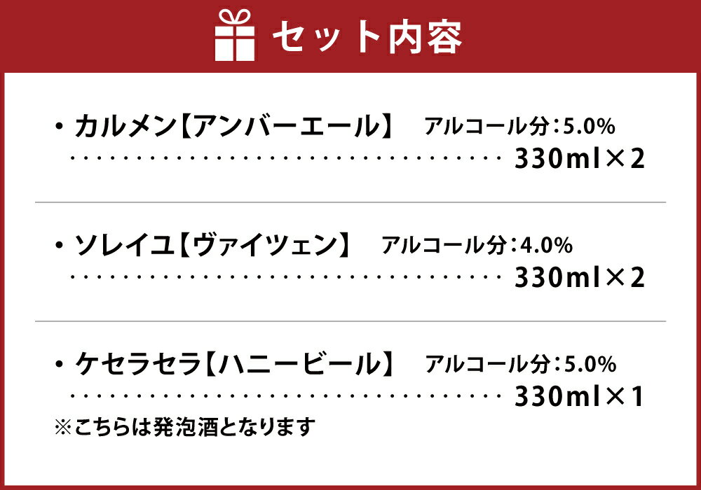 【ふるさと納税】不知火海浪漫麦酒 3種 5本 セット 330ml×5本 麦芽 麦酒 ホップ 地ビール ビール お酒 酒 贈答用 国産 九州産 熊本県産 年内発送 送料無料 サムネイル3