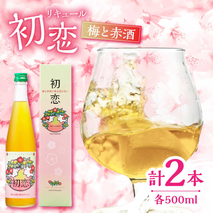 梅 赤酒 リキュール 初恋 500ml 2本セット 【千代の園酒造 株式会社 】[ZAI046]