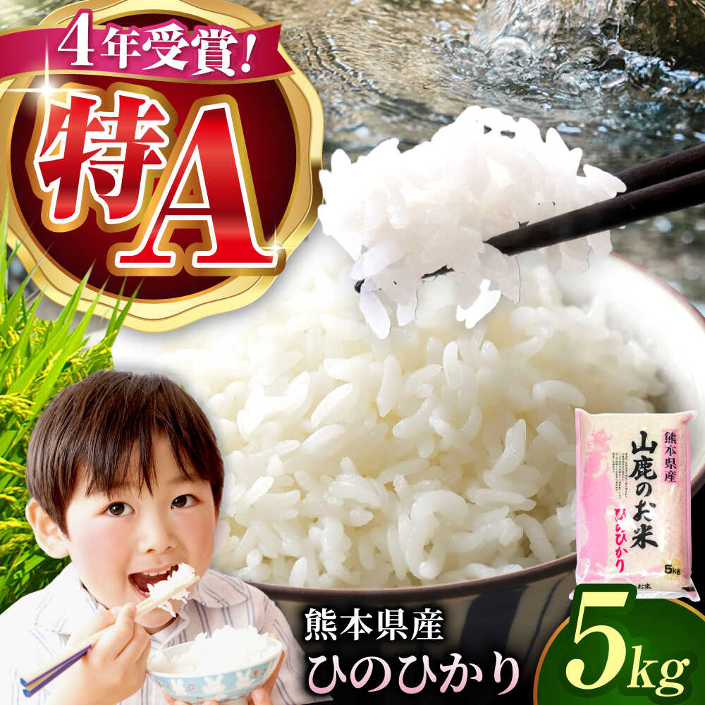 〈令和7年度産米〉山鹿のお米 ヒノヒカリ 5kg【有限会社 あそしな米穀】[ZBI015] 品種 ヒノヒカリ ひのひかり 米 白米 お米 コメ はくまい 令和7年