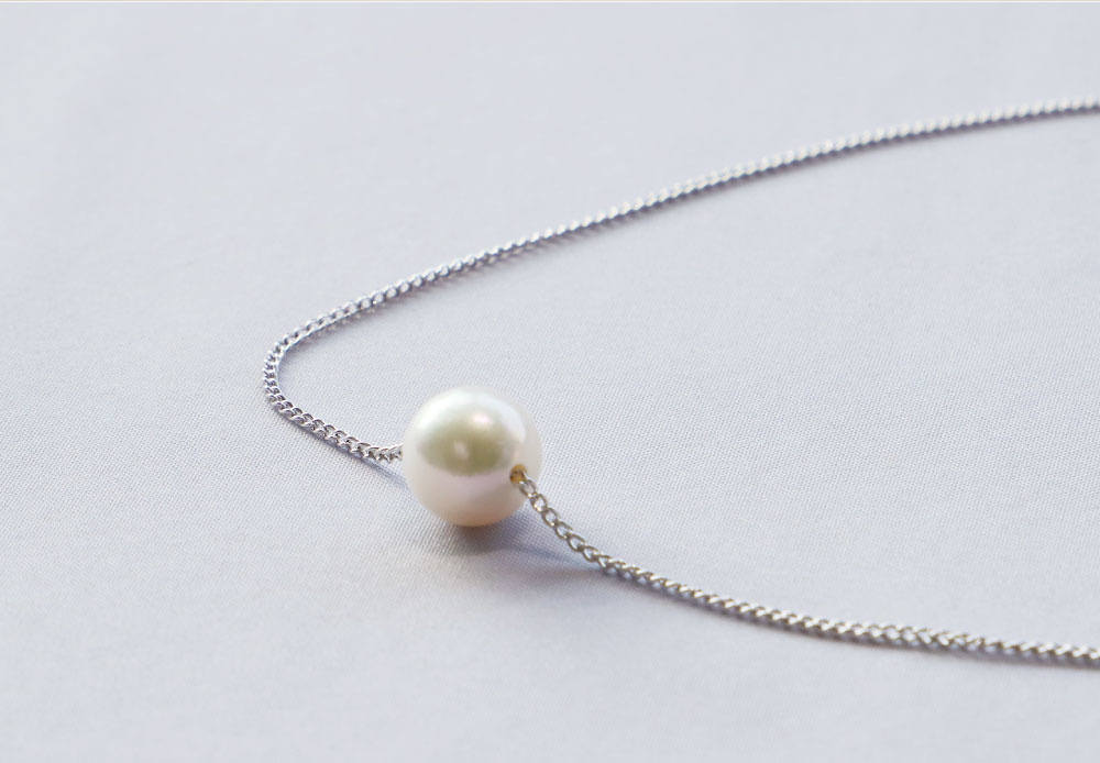 【ふるさと納税】上天草産 あこや真珠 スルー ペンダント（9.0mm珠） アコヤパール 真珠 しんじゅ パール アクセサリー ジュエリー ケース付き ギフト プレゼント 送料無料 サムネイル3