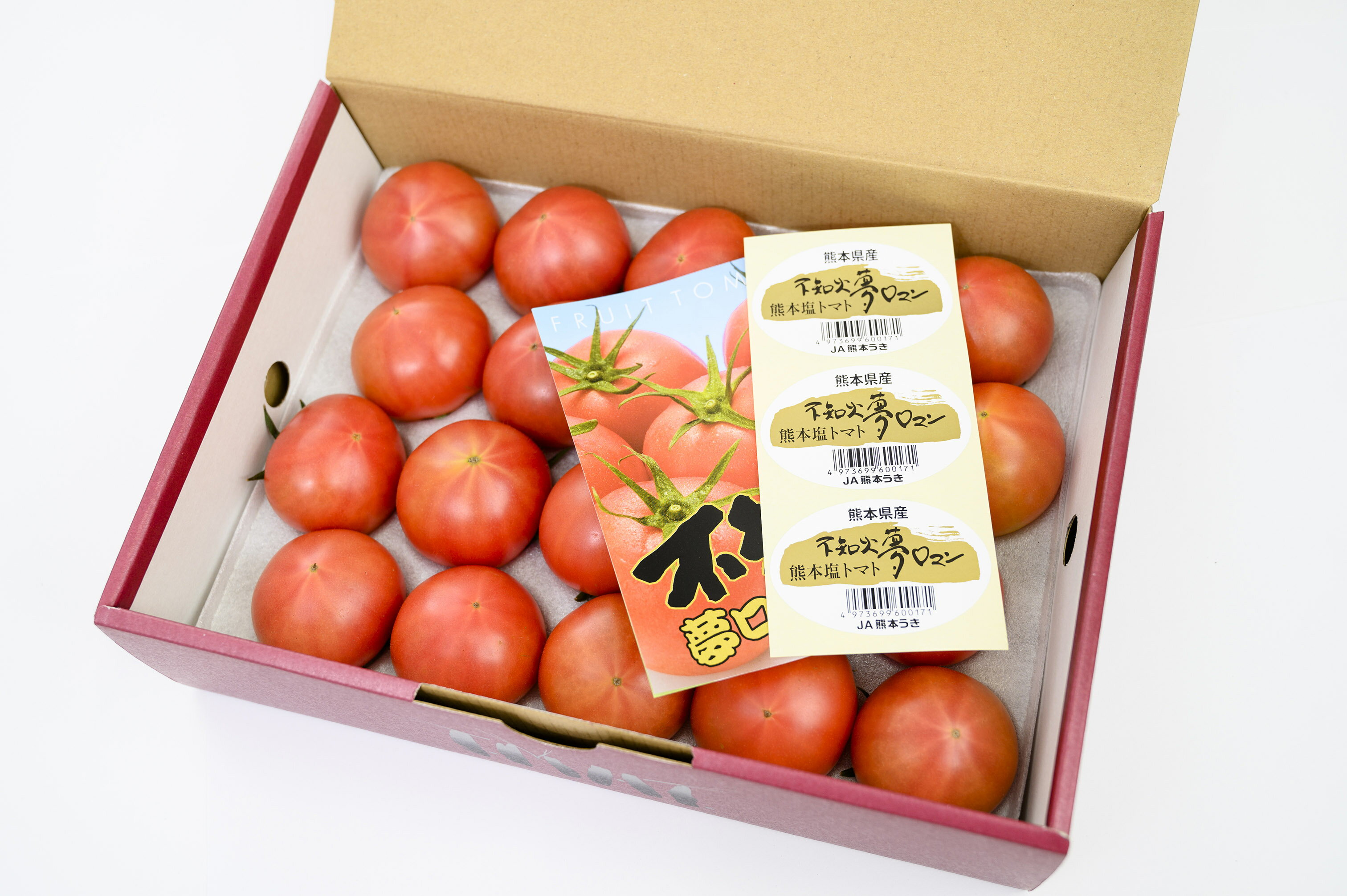 【ふるさと納税】 塩トマト 夢ロマン 約1kg 赤箱 M〜Sサイズ（12〜20玉） 宇城彩館 糖度8度以上 野菜 果実 フルーツトマト 宇城市産 国産 九州 熊本県 宇城市 送料無料 サンサンうきっ子宇城彩館【2026年3月下旬〜6月中旬頃発送予定】 - 画像3