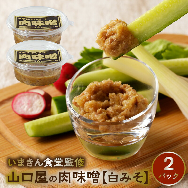 いまきん食堂監修 山口屋 肉味噌 白みそ 2パック 熊本県 天草市 送料無料