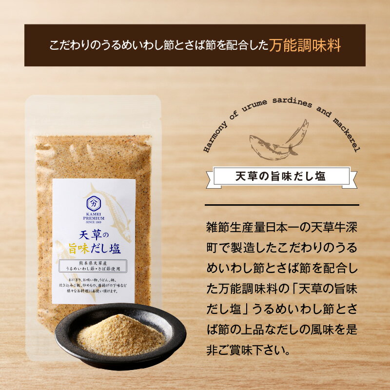 【ふるさと納税】天草の旨味だし塩 サムネイル2