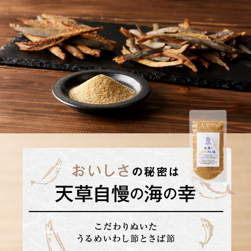 【ふるさと納税】天草の旨味だし塩 サムネイル3