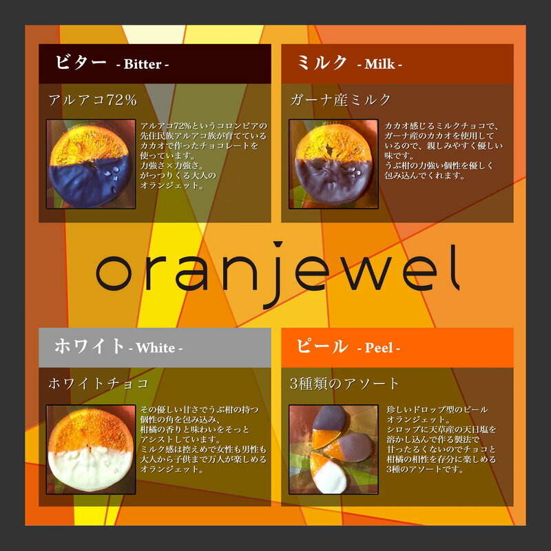 【ふるさと納税】うぶ柑 オランジェット 4種 セット 輪切り3枚とピール3種各1枚 バレンタイン 箱 天草 無人島 産島 甘夏 甘酸っぱい ほろ苦い 塩 トッピング 香り 豊か チョコレート シンプル 贈り物 お取り寄せ 熊本県 天草市 送料無料 サムネイル2