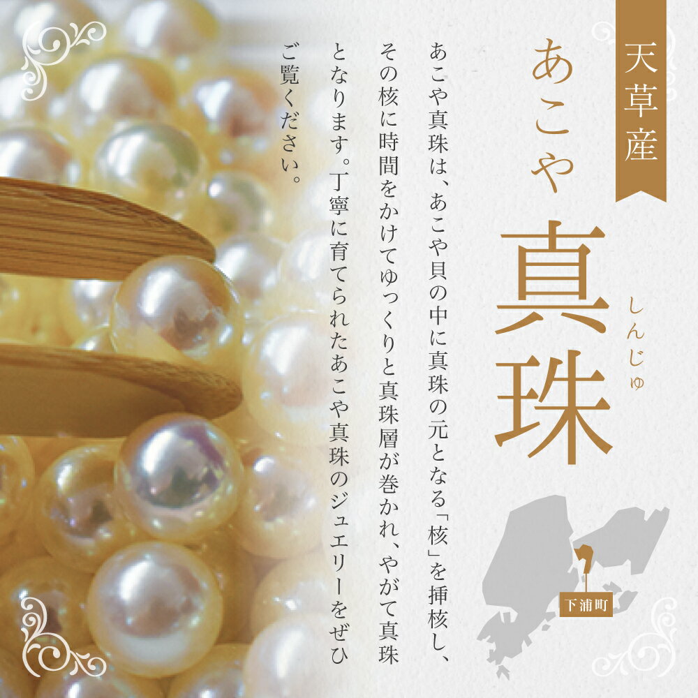 【ふるさと納税】あこや真珠 ナチュラルカラー 8.5mm - 9mm 1粒 天草産 本真珠 ペンダントトップ SV925 シルバー925 真珠 チェーンなし シンプル あこや貝 アクセサリー ジュエリ－ ジュエリーケース 品質保証書 てりクロス 熊本県 天草市 送料無料 サムネイル3