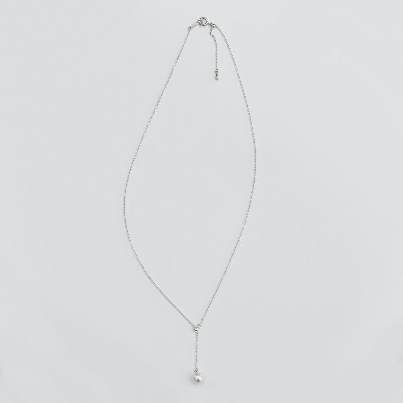 【ふるさと納税】真珠 ネックレス あこや真珠 ホワイトピンク 7.5mm - 8mm 1粒 パール Yスタイル SV925 シルバー925 あずきチェーン 真珠 ジュエリー ケース付き アクセサリー 品質保証書 てりクロス 熊本県 天草市 送料無料 サムネイル3