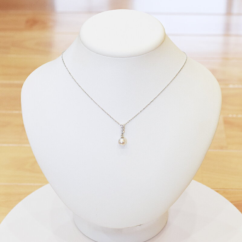 【ふるさと納税】真珠 ネックレス あこや真珠 ナチュラルカラー 8mm - 8.5mm 1粒 パール ペンダントトップ 種類 選べる SV925 シルバー925 あずきチェーン ジルコニア ジュエリー ジュエリーケース ケース付き アクセサリー 品質保証書 てりクロス 熊本県 天草市 送料無料 サムネイル3