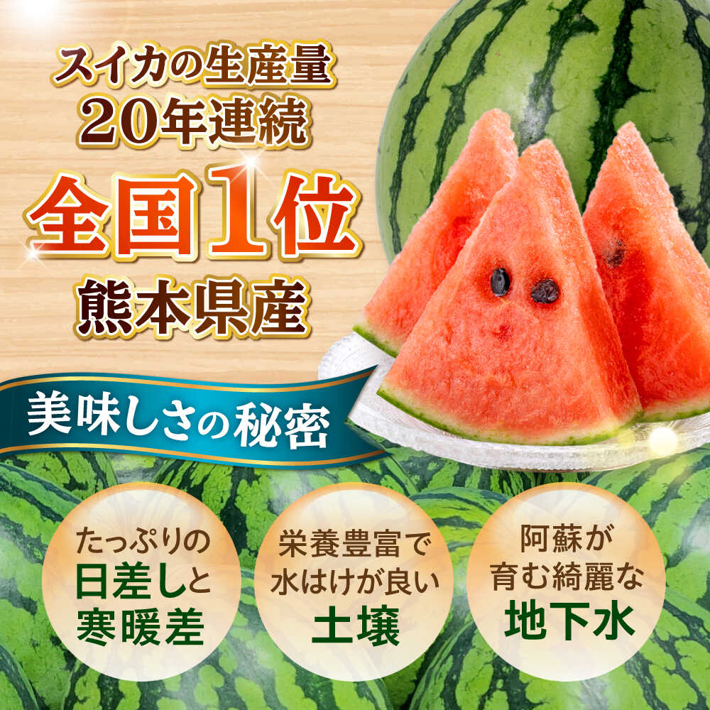 【ふるさと納税】【2026年発送分 先行予約】【数量限定】小玉 すいか 2玉 ひとりじめ 計4kg 【合同会社 福福堂】[AYAC046] スイカ 西瓜 人気 評判 産地 高級 種類 甘さ 大玉 小玉 レビュー 比較 フレッシュ 国産 熊本県産 合志市 果物 くだもの フルーツ 人気 特産 ブランド サムネイル2