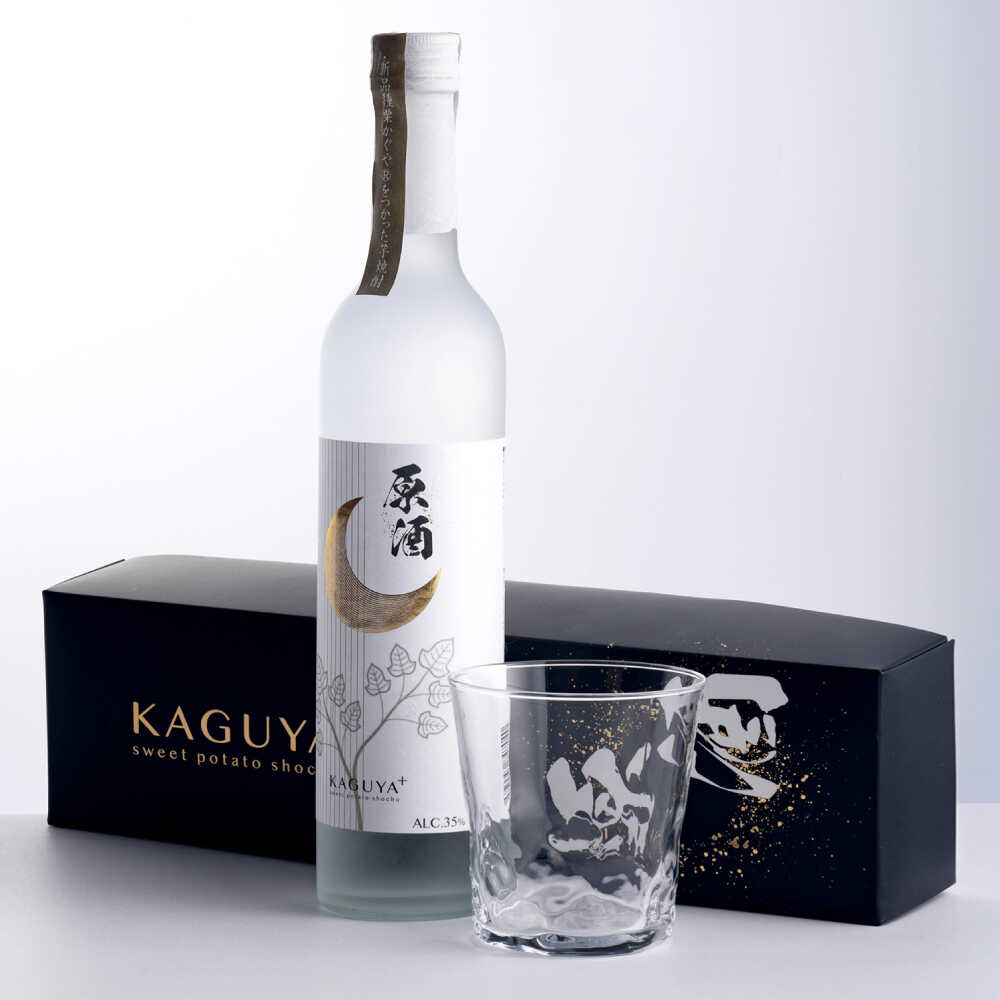 【ふるさと納税】KAGUYA＋ 原酒35度 500ml箱入り×2本 　本格芋焼酎【合同会社フードラボマーケティング】[AYDE004] サムネイル3