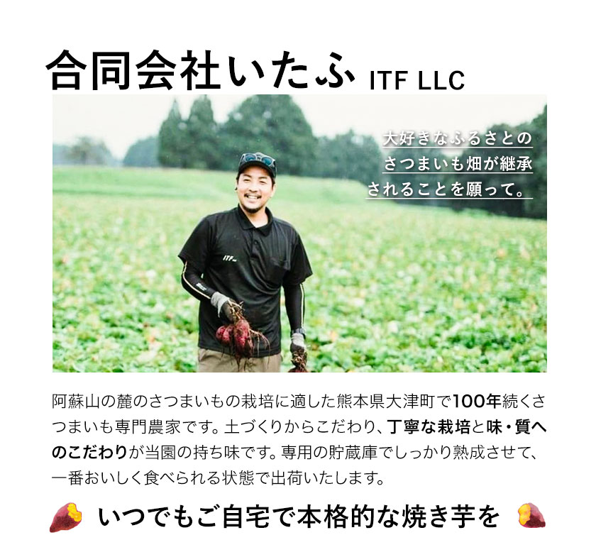 【ふるさと納税】冷凍焼き芋 1.4kg 選べる 合同会社いたふ《30日以内に出荷予定(土日祝除く)》さつまいも 芋 冷凍 秋 旬 熊本県大津町 サムネイル3
