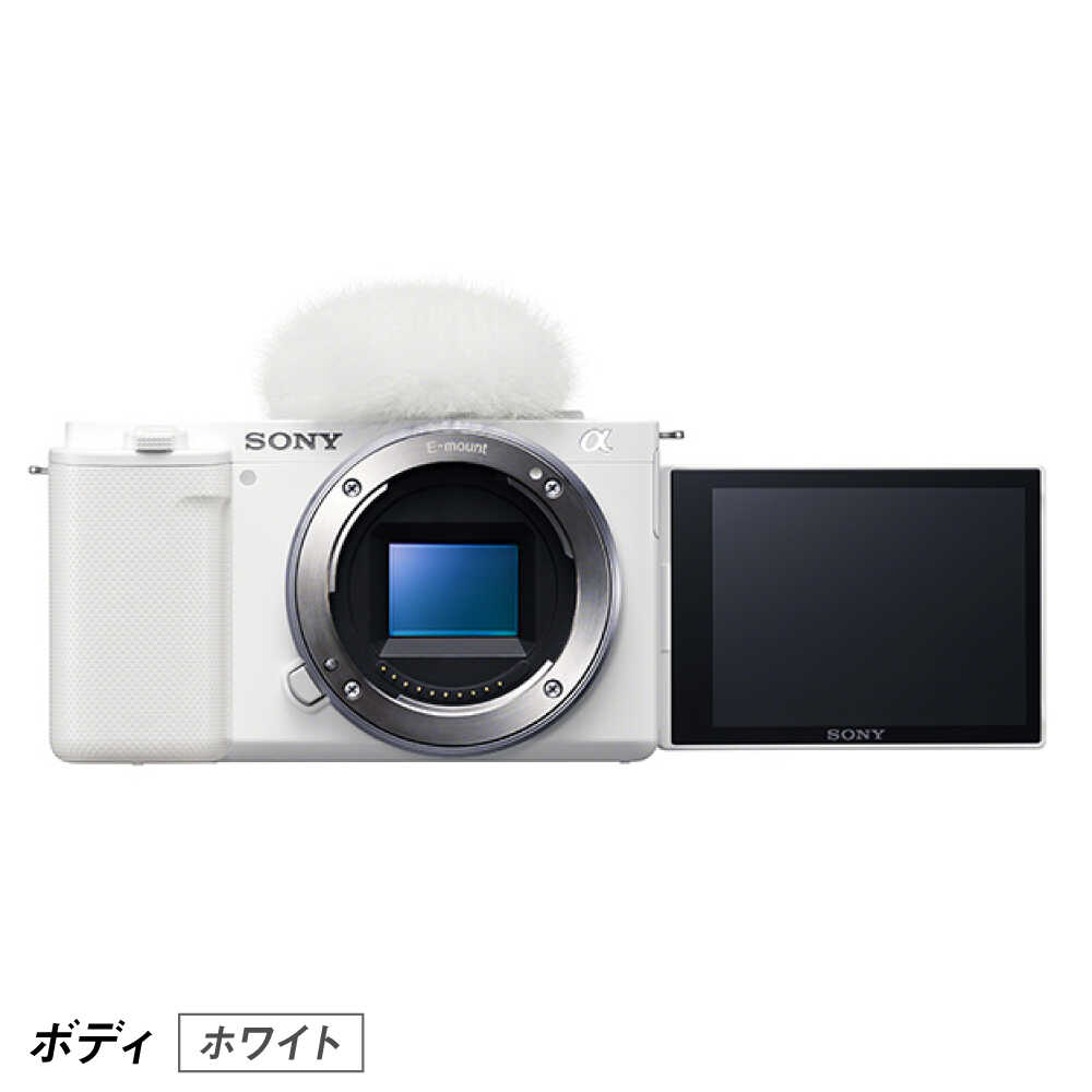 【ふるさと納税】【台数限定】 デジタル 一眼カメラ VLOGCAM ZV-E10 【選べるカラー：ブラックorホワイト】 / ソニー SONY カメラ レンズ交換式 ミラーレス zv-e10 軽い コンパクト vlogcam レンズキット ZV-E10L ダブルレンズキット ZV-E10Y 高画質 熊本県 菊陽町 [BHBZ016] サムネイル3