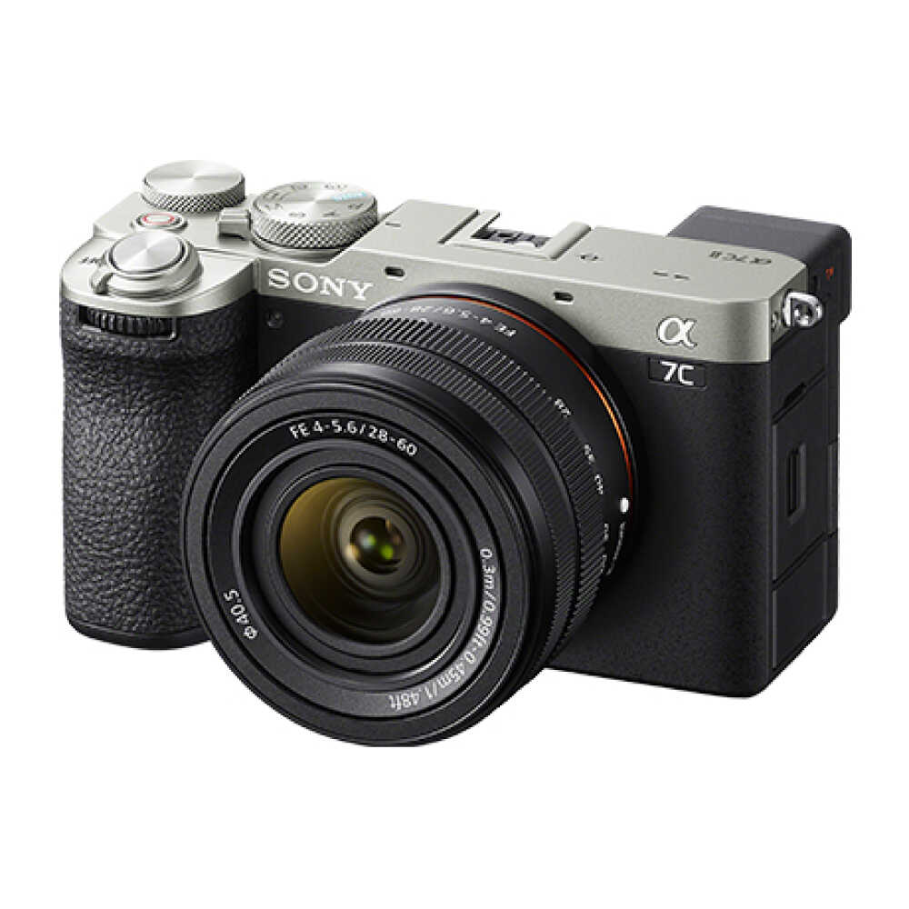 ソニーデジタル一眼カメラα7C II　ズームレンズキット　ILCE-7CM2L【シルバー】 / sony α7cII カメラ デジカメ レンズキット ilce-7cm2l シルバー クリエイター 撮影 運動会 記念撮影 クリエイター 黒 プロ 高画質 動画 熊本県 菊陽町[BHBZ024]