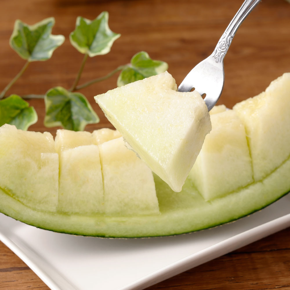 【ふるさと納税】肥後グリーンメロン 2玉 4.2kg〜4.5kg 熊本県産 メロン 大玉 めろん 果物 フルーツ 国産 常温 送料無料 【2026年7月上旬～8月上旬発送予定】 - 画像3