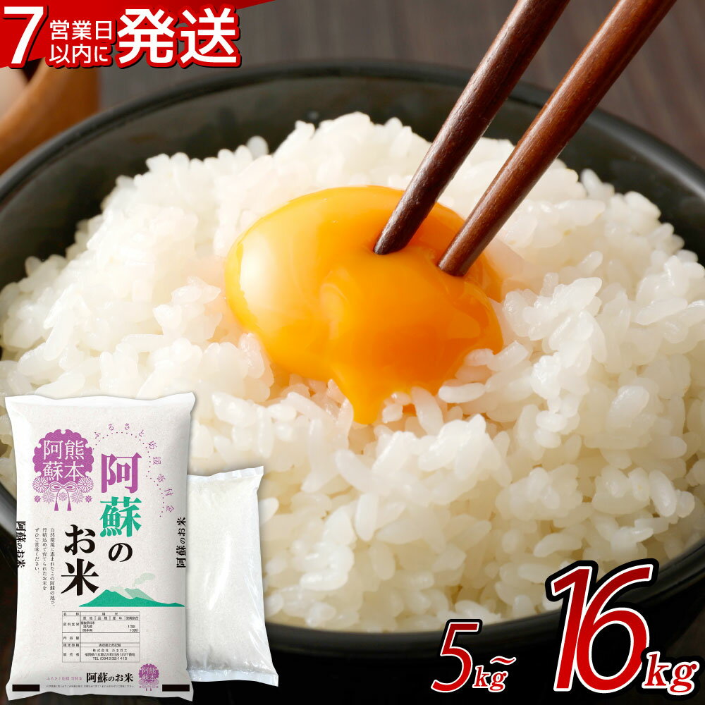 訳あり 阿蘇のお米 選べる 容量 （ 5kg / 10kg / 12kg / 14kg / 16kg ） 9000円 ～ 25000円 9千円 ～ 2万5000円 | 7営業日以内発送 わけあり 米 コメ 白米 ご飯 精米 ブレンド米 国産 高レビュー 高評価 熊本県産 送料無料