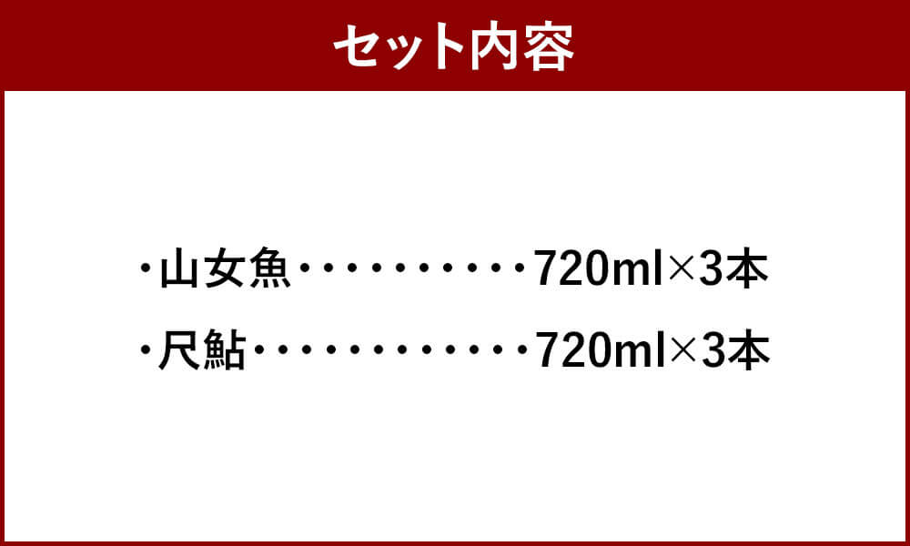 【ふるさと納税】山女魚・尺鮎 25度 720ml 各3本セット 合計6本 720ml×6 合計4320ml 米焼酎 球磨焼酎 飲み比べ セット まだら しゃくあゆ 焼酎 お酒 アルコール 福田酒造 送料無料 サムネイル2