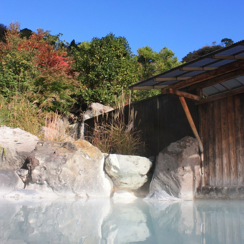 【ふるさと納税】温泉 露天風呂 岩風呂 入浴 施設 回数券 利用券 大人 5回券 チケット 絶景 大露天風呂 明礬大橋 鶴見岳 高崎山 良泉 効能 白濁 硫黄泉 アトピー性皮膚炎 尋常性乾癬 慢性湿疹 耐糖能異常 乳白色 健康 美肌 大分県 別府市 送料無料 サムネイル2