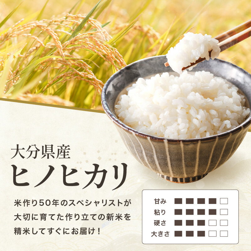 【ふるさと納税】ゆうちゃんファームのお米 ヒノヒカリ 選べる 2kg～10kg | 農薬栽培 精米直送 令和7年産 大分県産 中津 和食 朝ごはん お米 米 おこめ こめ 精米 白米 九州産 国産 国産米 - 画像2