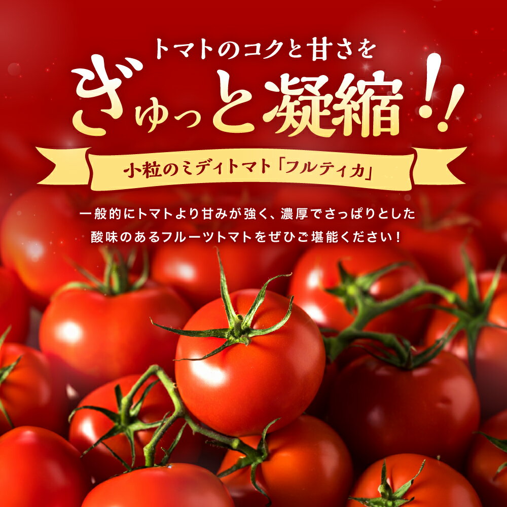 【ふるさと納税】【期間限定】フルーツトマト 「玄」 2kg 選べる 発送回数 1回 / 2回 / 3回 | フルティカ ミディトマト ミニトマト ぷちとまと プチトマト トマト 国産 野菜 やさい 定期 定期便 単品 大分県 中津市【※8月～10月は発送不可】 - 画像2