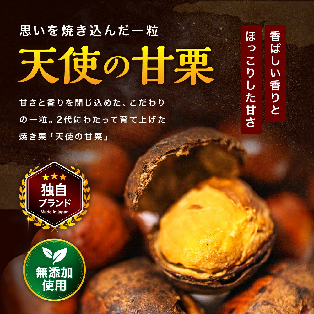 【ふるさと納税】【先行予約】天使の甘栗 和栗焼き栗 選べる内容量 300g / 600g / 900g | 栗 甘栗 国産和栗 自然の甘み 無添加おやつ 焼き栗 やさしい甘さ 大分県 中津市【2026年10月より順次発送いたします！】 サムネイル2