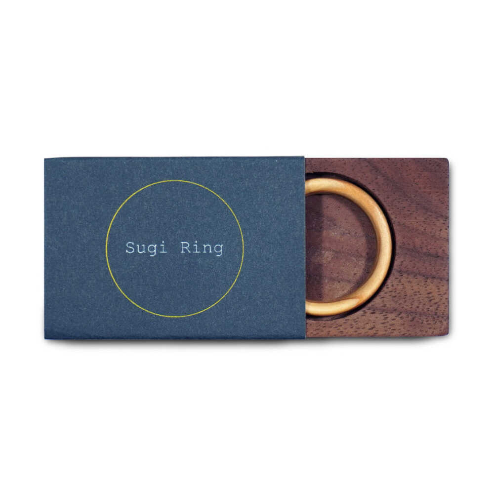 【ふるさと納税】【選べるサイズ】Forest Ring(杉)　日田市 / ライフデザインショップ エリアス　指輪 リング ジュエリー[ARAC015] サムネイル2