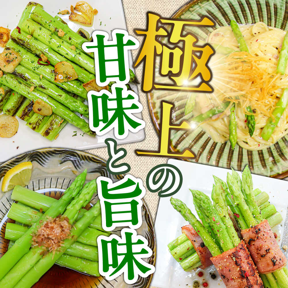 【ふるさと納税】【選べる種類】モーモーアスパラ 春芽 M / L / 2L セット 1.2kg 酪農 牧場 こだわり アスパラガス おすすめ 大分県 野菜 やさい 日田市 / 株式会社本川牧場 野菜 やさい [ARAI032/ARAI038] - 画像2