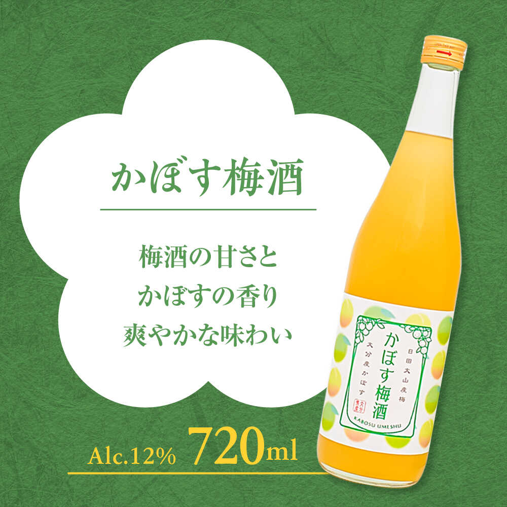 【ふるさと納税】梅酒蔵おおやま 梅酒セット(梅酒・かぼす梅酒) 各720ml　日田市 / 株式会社おおやま夢工房 梅酒 梅 ウメ[ARCW013] サムネイル3