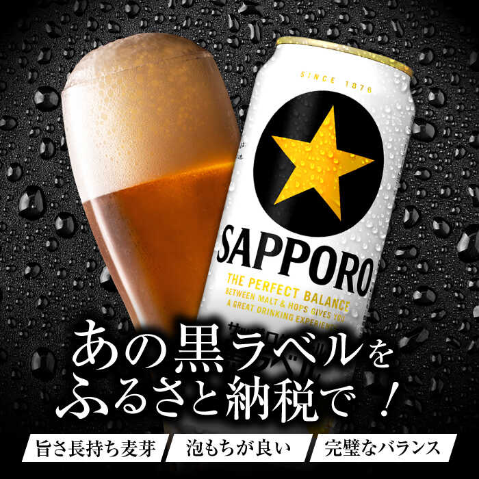 【ふるさと納税】【最短1週間以内発送】【選べる容量×回数】サッポロ生ビール 黒ラベル 350ml or 500ml×24本 ビール サッポロ 黒ラベル お酒 酒 日田 定期便 単品 大分 送料無料 日田市 / 株式会社綾部商店 [ARDC008] サムネイル3