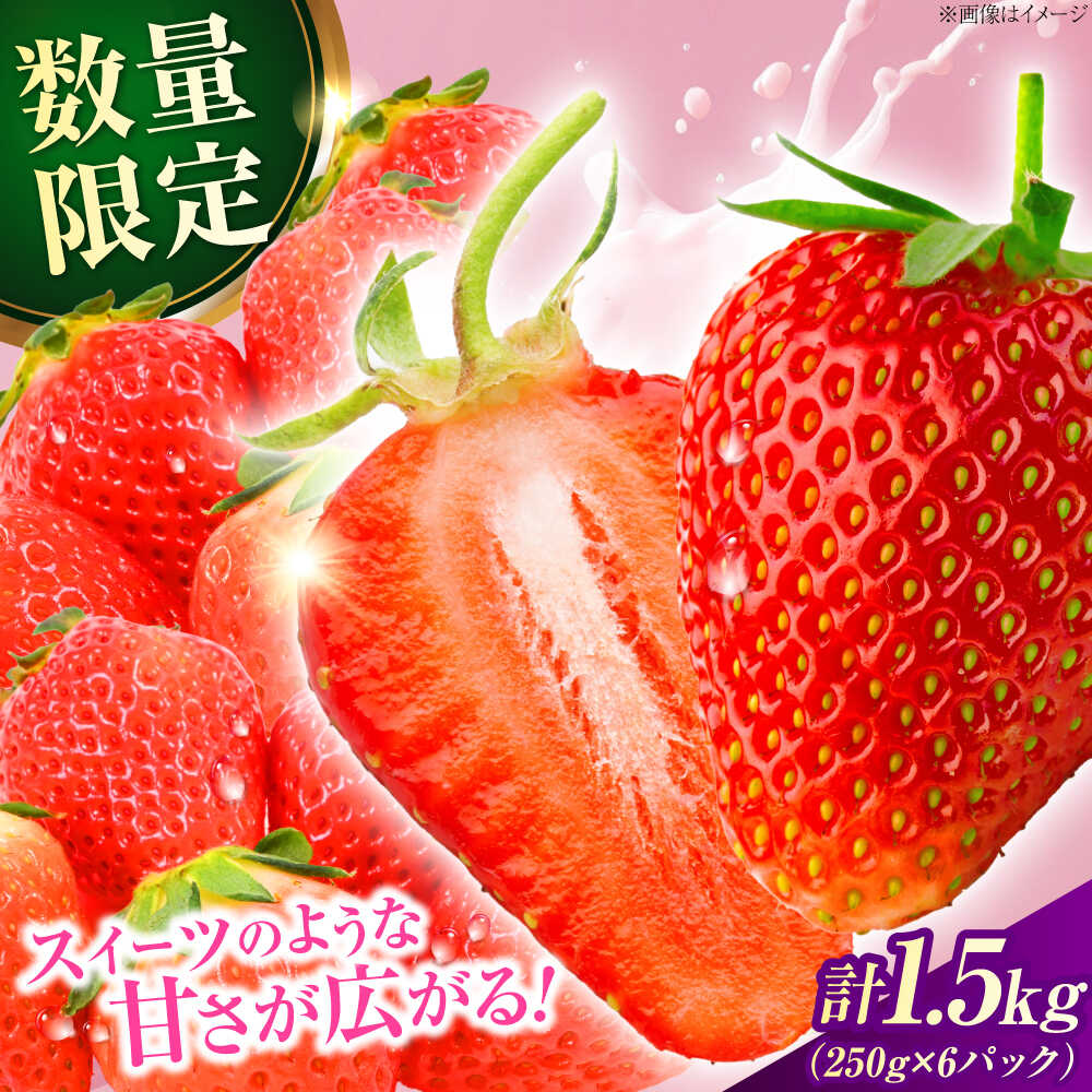 【先行予約・26年2月以降発送】大分産ベリーツ(約250g×6パック)　日田市 / 南国フルーツ株式会社 ベリーツ イチゴ 苺 いちご フルーツ[ARET011]