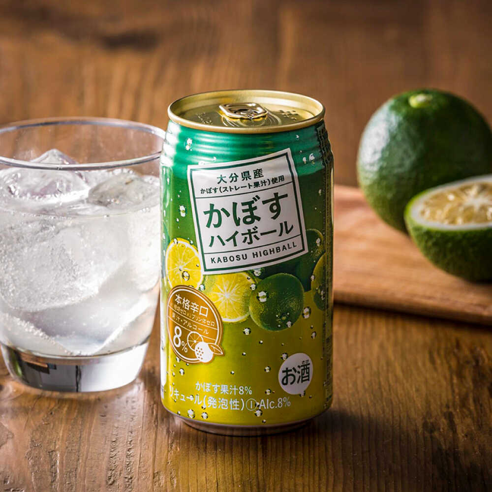 【ふるさと納税】【糖類・プリン体ゼロ！】かぼすハイボール340ml×24本(ALC8％)　日田市 / 全国農業協同組合連合会大分県本部　カボス 辛口 ハイボール[ARFD001] サムネイル2