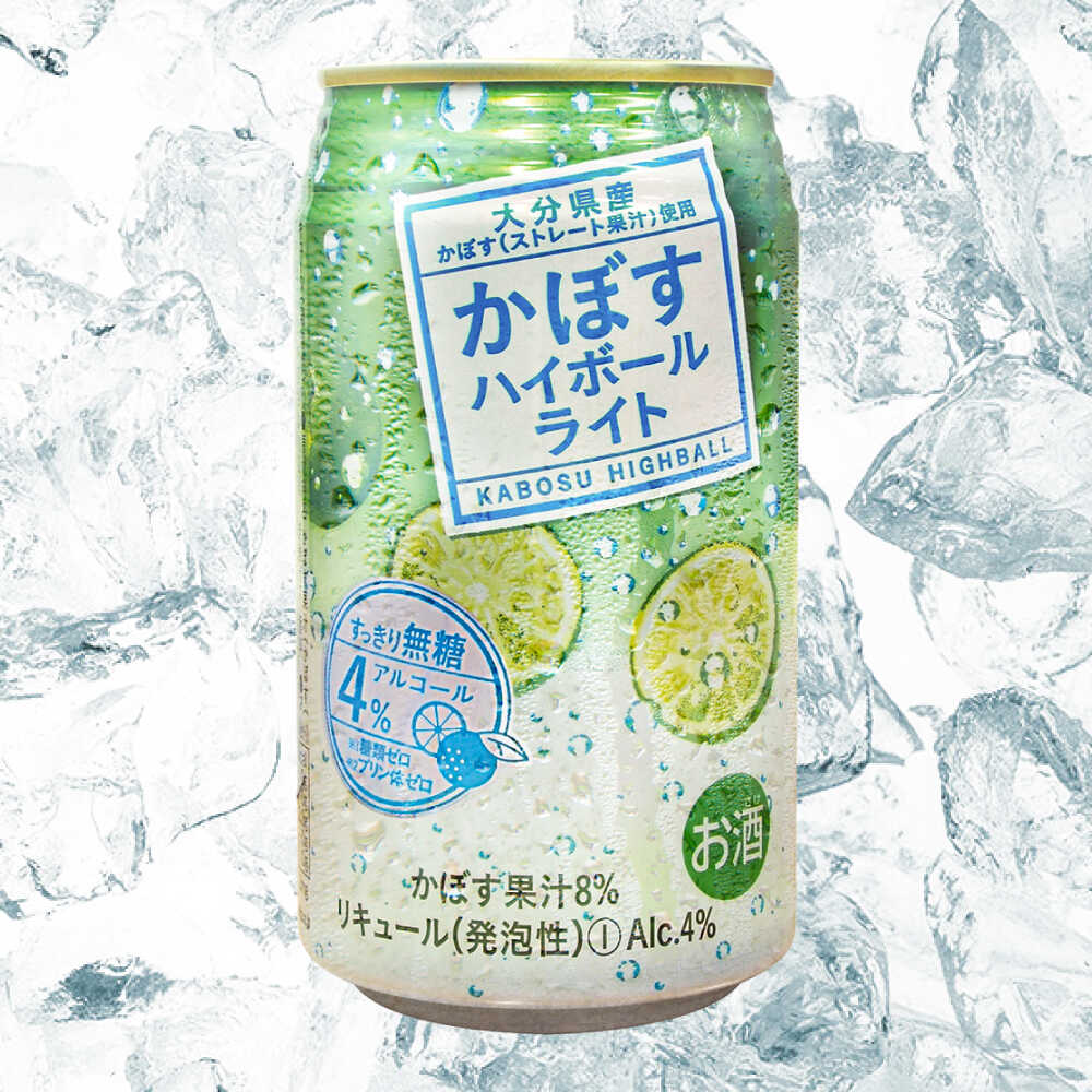 【ふるさと納税】【糖類・プリン体ゼロ！】かぼすハイボールライト340ml×24本(ALC4％)　日田市 / 全国農業協同組合連合会大分県本部　カボス 辛口 ハイボール[ARFD003] サムネイル3