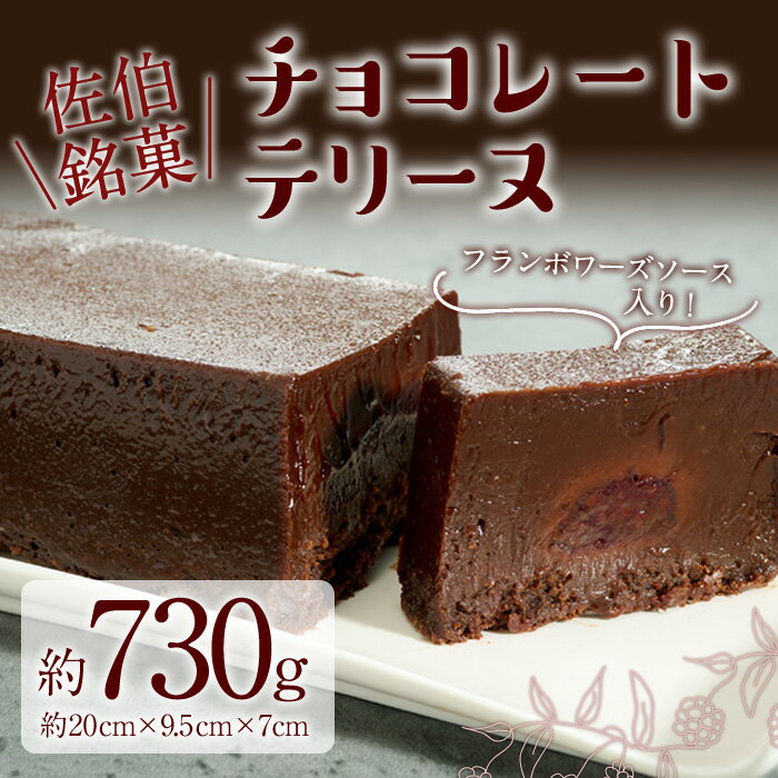 チョコレートテリーヌ (約730g) チョコ チョコレート テリーヌ スイーツ スウィーツ チョコテリーヌ チョコケーキ チョコレートケーキ 菓子 焼き菓子 洋菓子 おやつ 大分県 佐伯市【ER032】【(株)古川製菓】