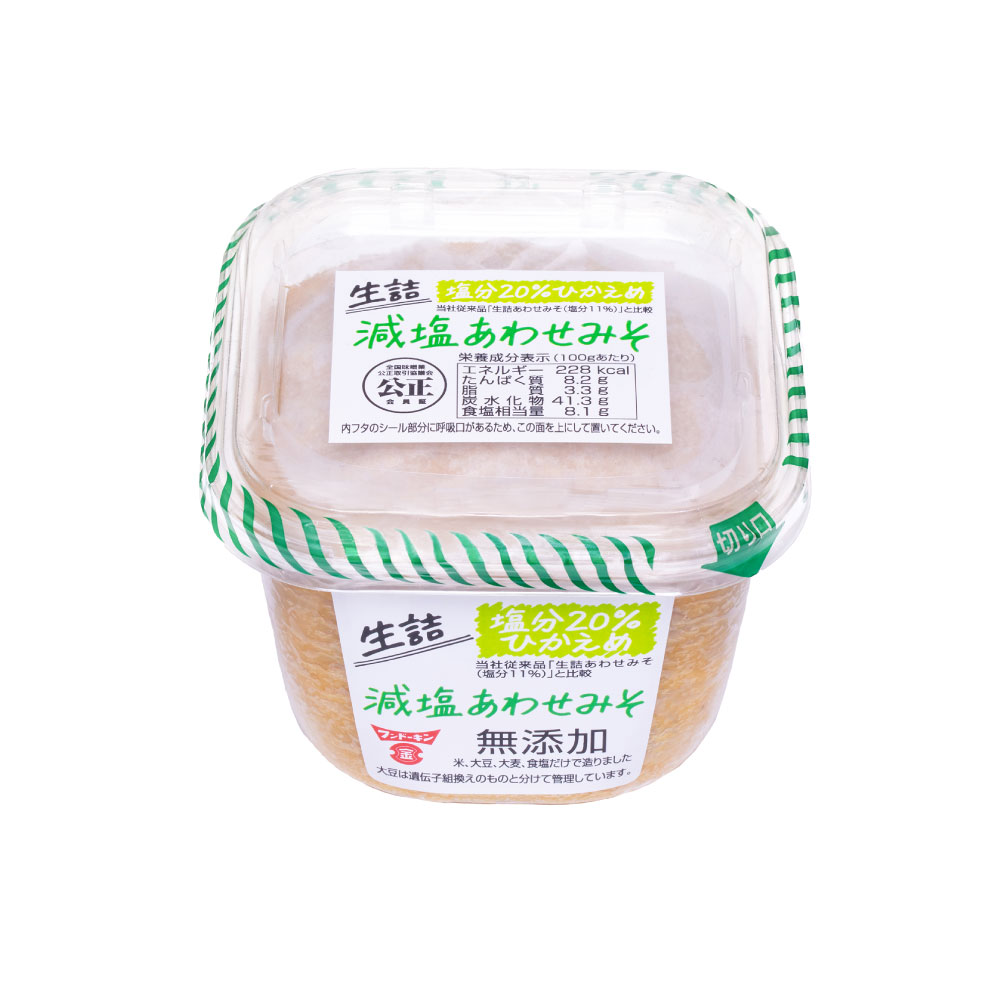 【ふるさと納税】フンドーキン 生詰 減塩 あわせみそ 合計3kg 500g×6個 セット みそ 味噌 ミソ 合わせみそ 食品 味噌汁 調味料 国産 送料無料 サムネイル3