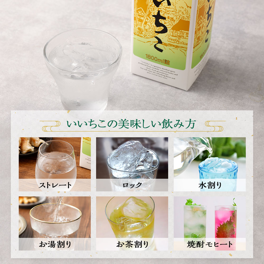 【ふるさと納税】いいちこ パック 25度(計10.8L・1.8L×6本)酒 お酒 むぎ焼酎 1800ml 麦焼酎 いいちこ 常温 三和酒類 紙パック【104304400】【山添産業】 サムネイル3